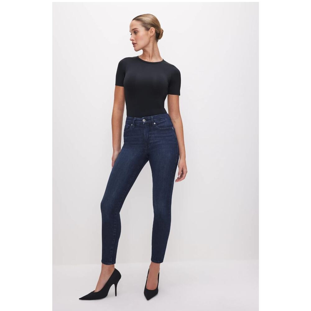 Good american womens good legs skinny jeans blue 224 size 10/30